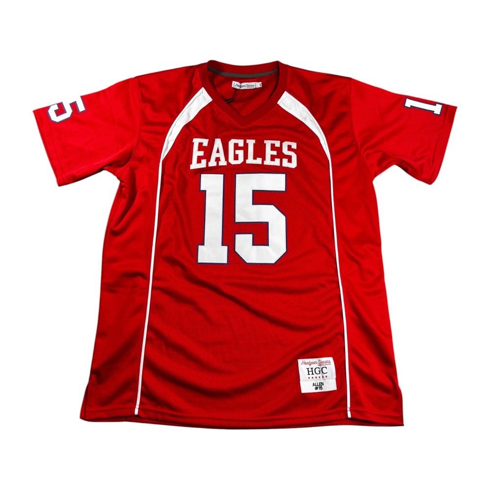 Headgear Classics Josh Allen High School Eagles Football Jersey Red 2XL NWT